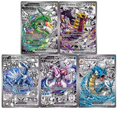 Pokémon Carte collezionabili: 5 Pokemon Custom Karten Set – Nuovo e nell'imballaggio originale da Hohentannen venduto da TeamMagma