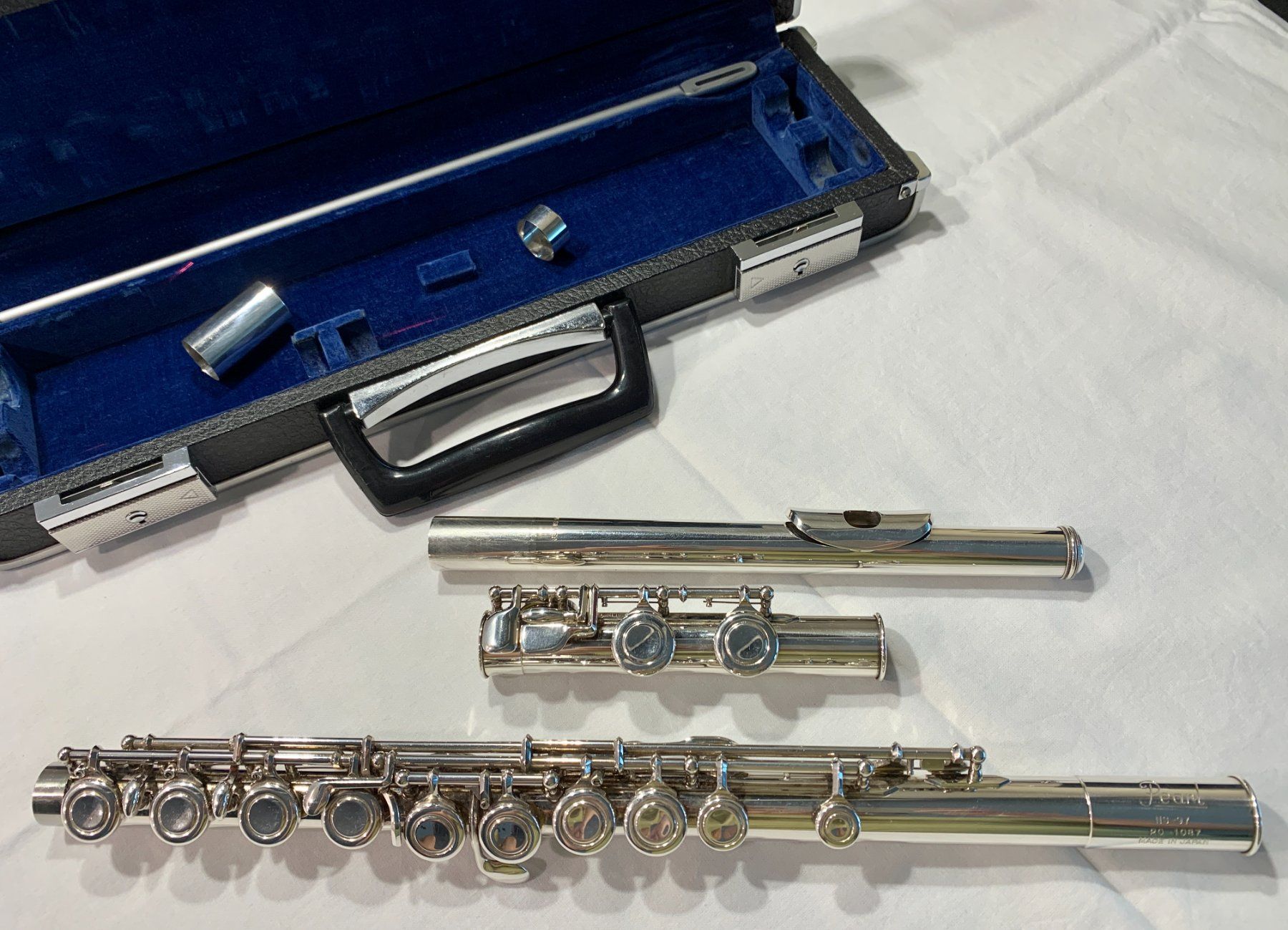Strumenti musicali: Querflöte Pearl NS-97 mit Silberkopf – Usato da Brugg AG venduto da Beaver41 6