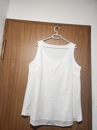 Débardeur Marc Cain blanc coton élasthanne taille N7