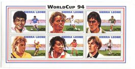 Block "Fussball". Sierra Leone.