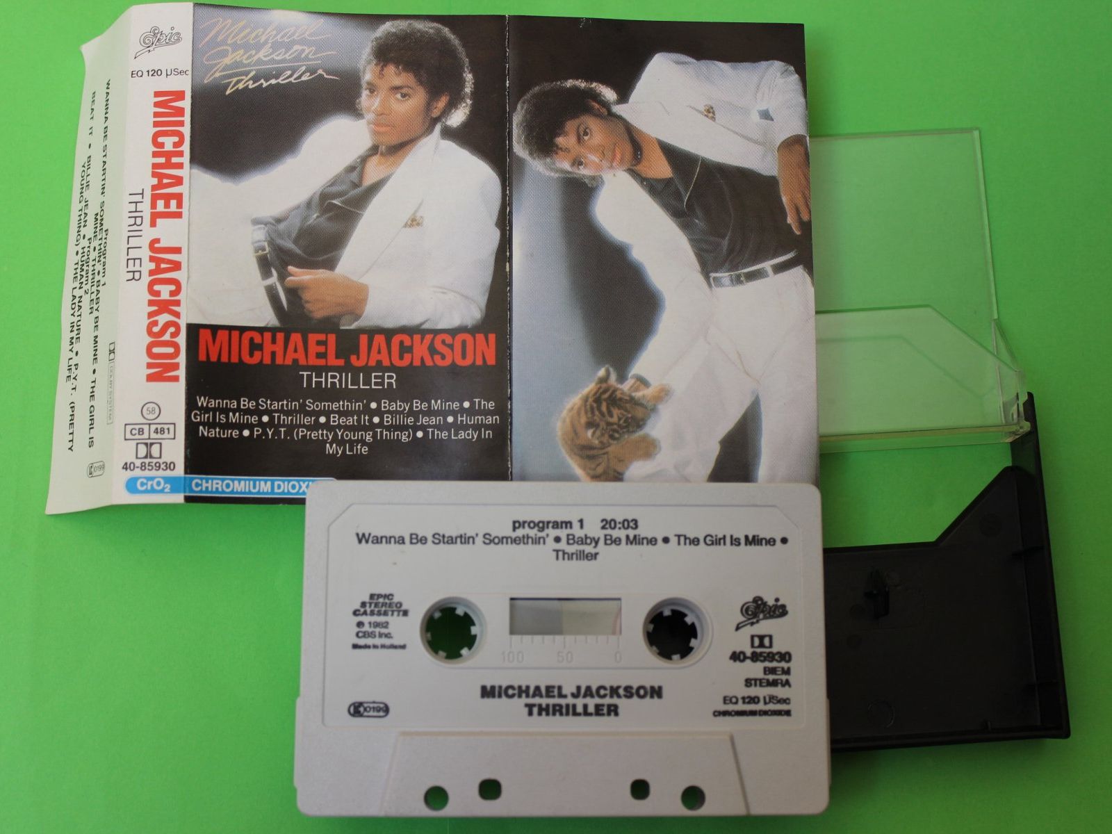 Musicassette: Michael Jackson - Thriller 1982 Kassette MC K7 – Usato da Tübach venduto da JamesStone 2