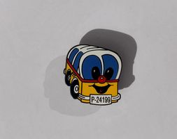 Postauto Post PTT Poschti Plüschpostauto Maskottchen Magnet