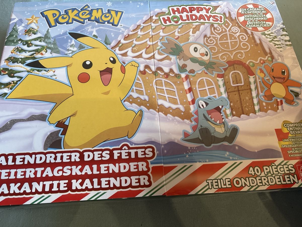Pokémon Calendari: Calendrier  Pokémon avec figurines – Nuovo e nell'imballaggio originale da Ste-Croix venduto da choupy60