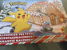 Calendrier  Pokémon avec figurines