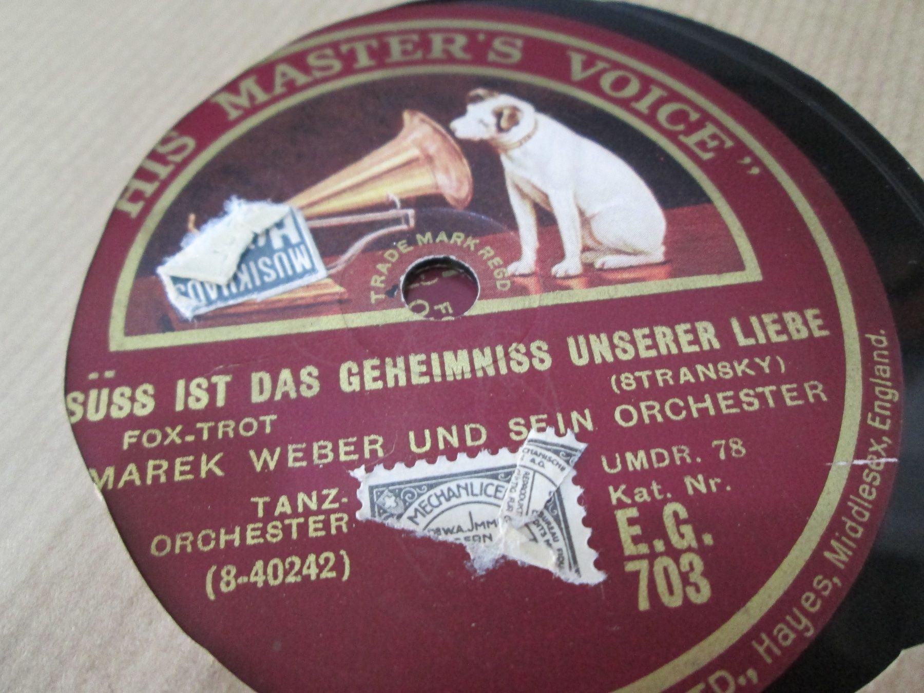 Vinyles: DISQUES 78 TOURS – D'occasion à Lausanne par Leag 8