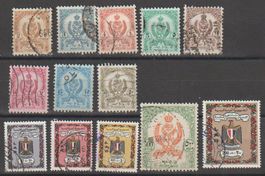 Timbres Libye varié