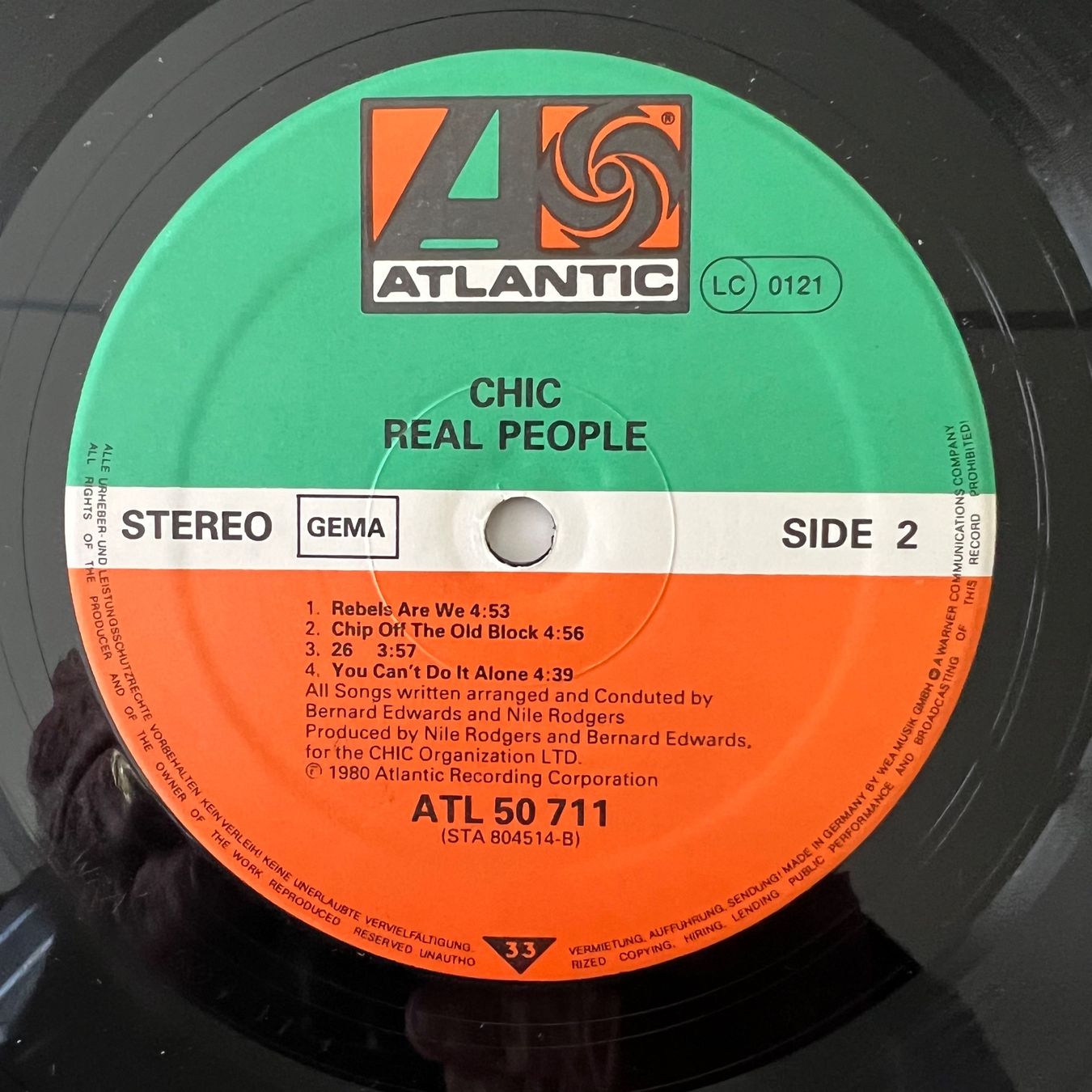 Schallplatten: Chic - Real People / 1. D-Press. 1980 - Very nice Copy – Gebraucht aus Gais von soundcave57 4