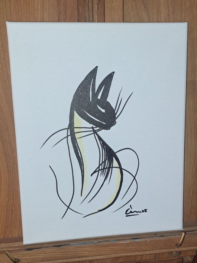 Dipinti: Aquarell Katze 30 cm × 24 cm – Nuovo (secondo la descrizione) da Bitsch venduto da jajo79076