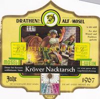 Etikette für Wein - Kröver Nacktarsch 1967 /bd
