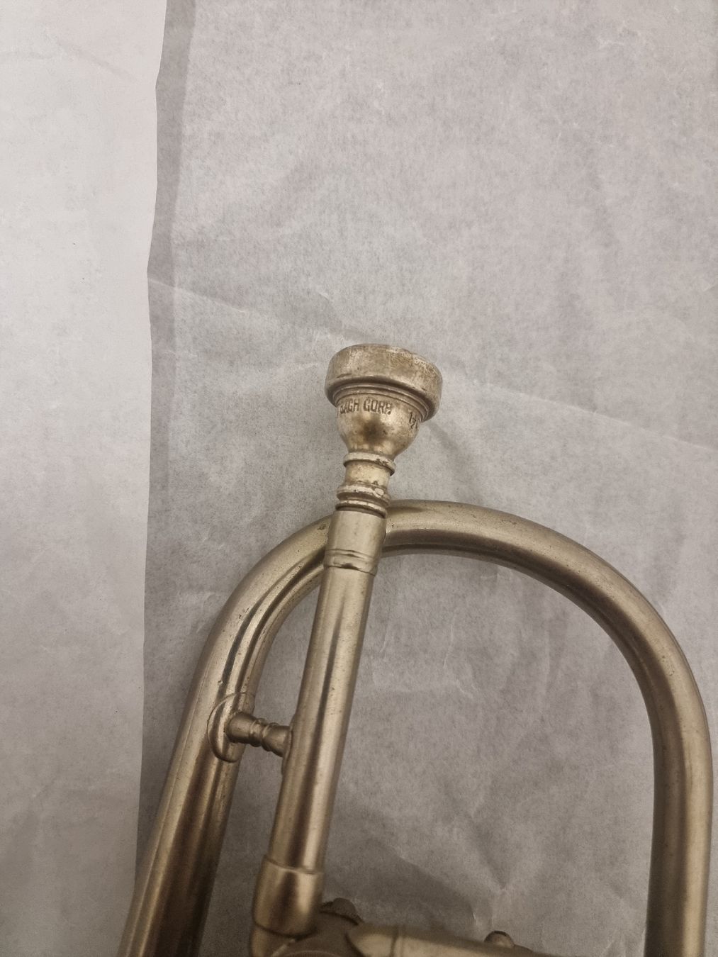 Strumenti musicali: Cornet, silber, mit Mundstueck, gebraucht – Usato da Olten venduto da Mezopotamya 5