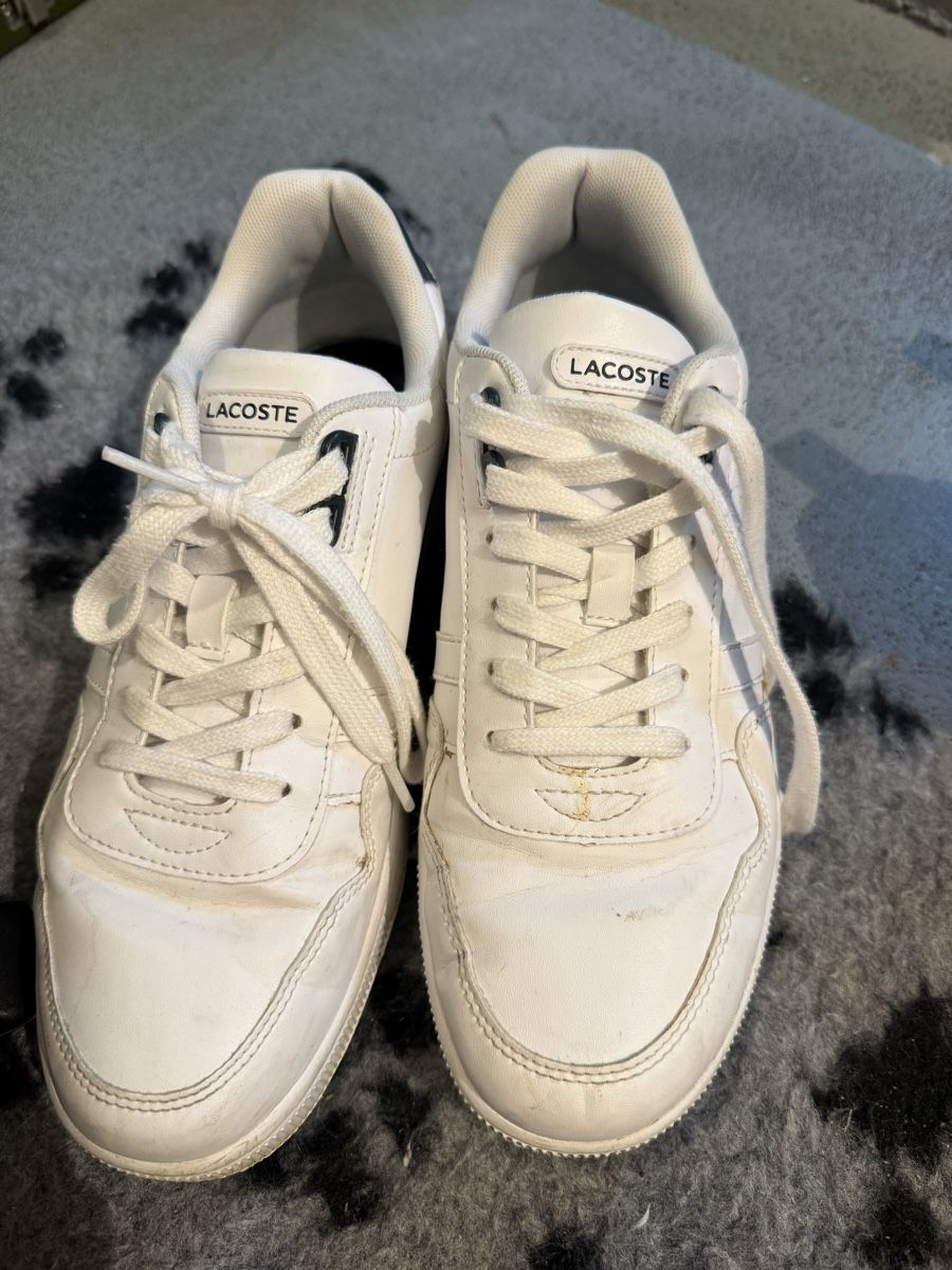 Lacoste Scarpe da uomo: Lacoste weisse Turnschuhe Gr 39 – Usato da Winterthur venduto da Mhaselnuessli 1