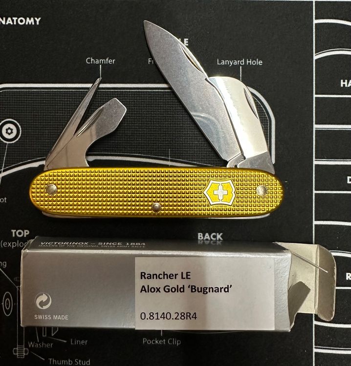 Victorinox on sale alox gold