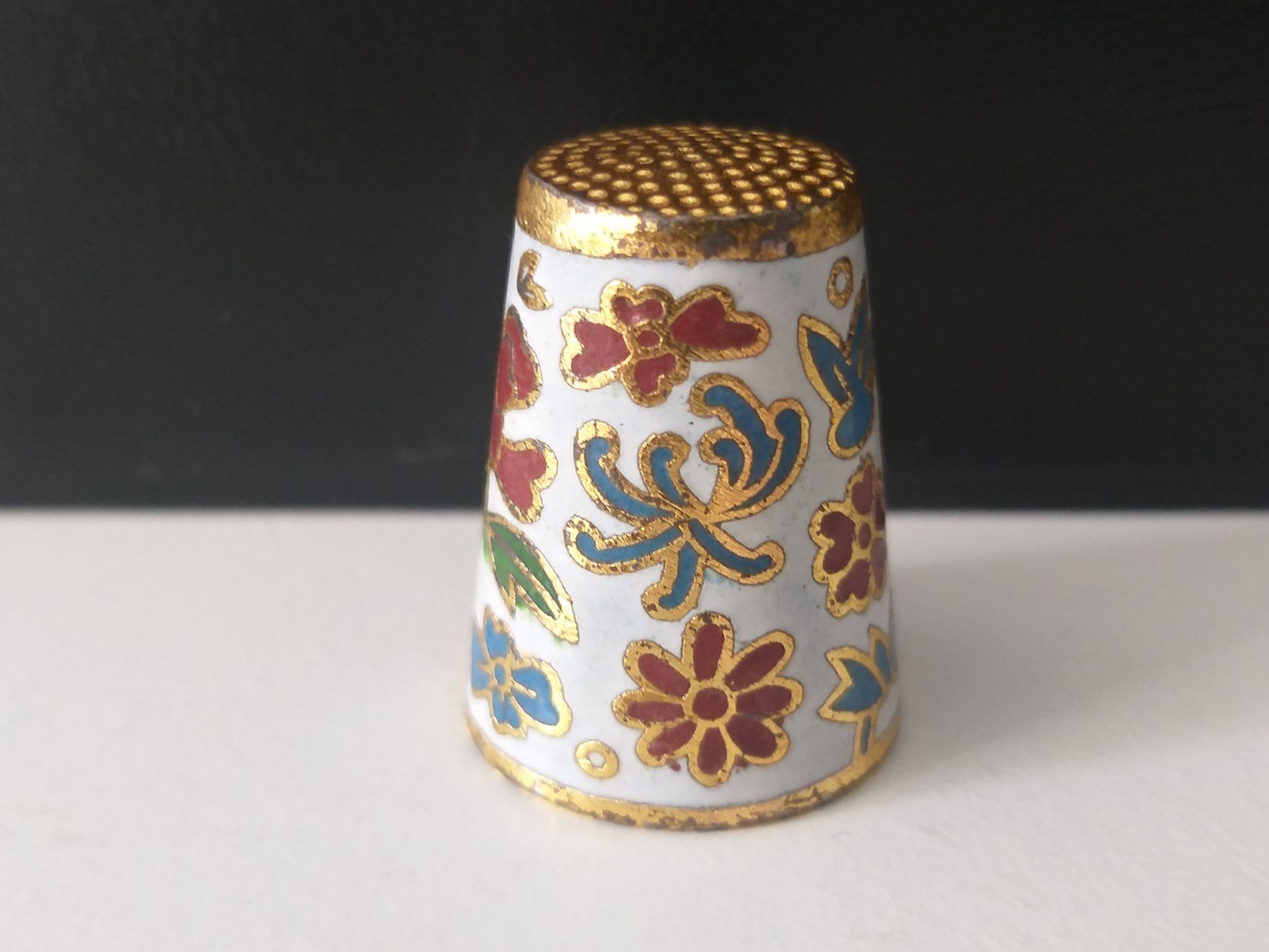Dés à coudre: Dé à coudre cloisonné – D'occasion à Cossonay-Ville par Les_1001_perles 1