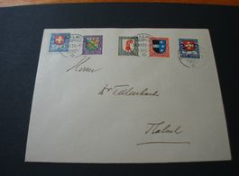 Juventute-Satzbrief 1926, , gestempelt Thalwil, 31.XII.26