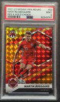 Martin Odegaard /88 Red Gold PSA 9 FIFA Mosaic 21-22 Arsenal