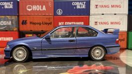 Modellauto BMW M3 E36 Coupe blau 