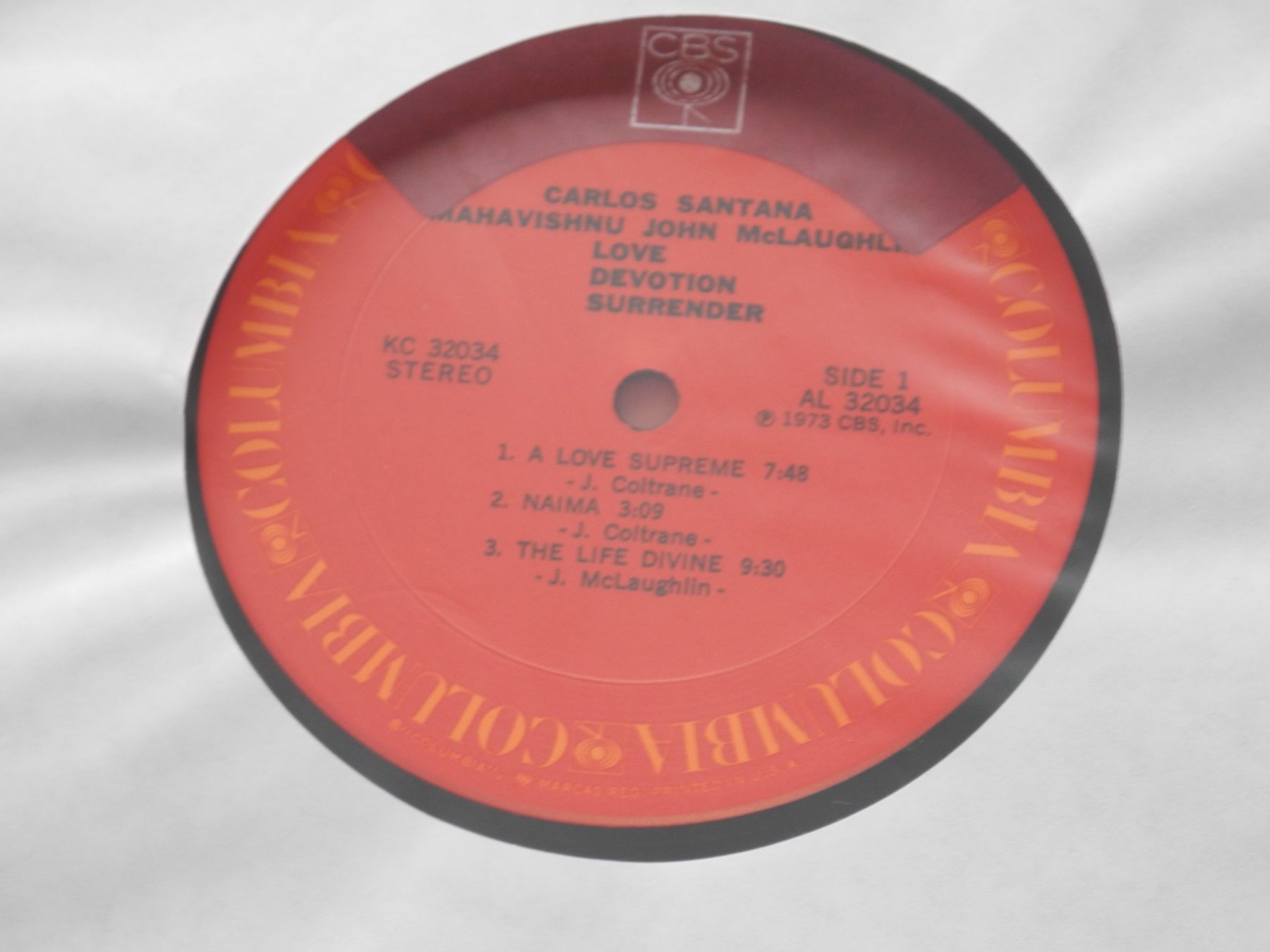 Dischi in vinile: SANTANA / McLAUGHLIN: LOVE DEVOTION SURRENDER - COLUMBIA – Nuovo (secondo la descrizione) da Fahrwangen venduto da Swirl2 4