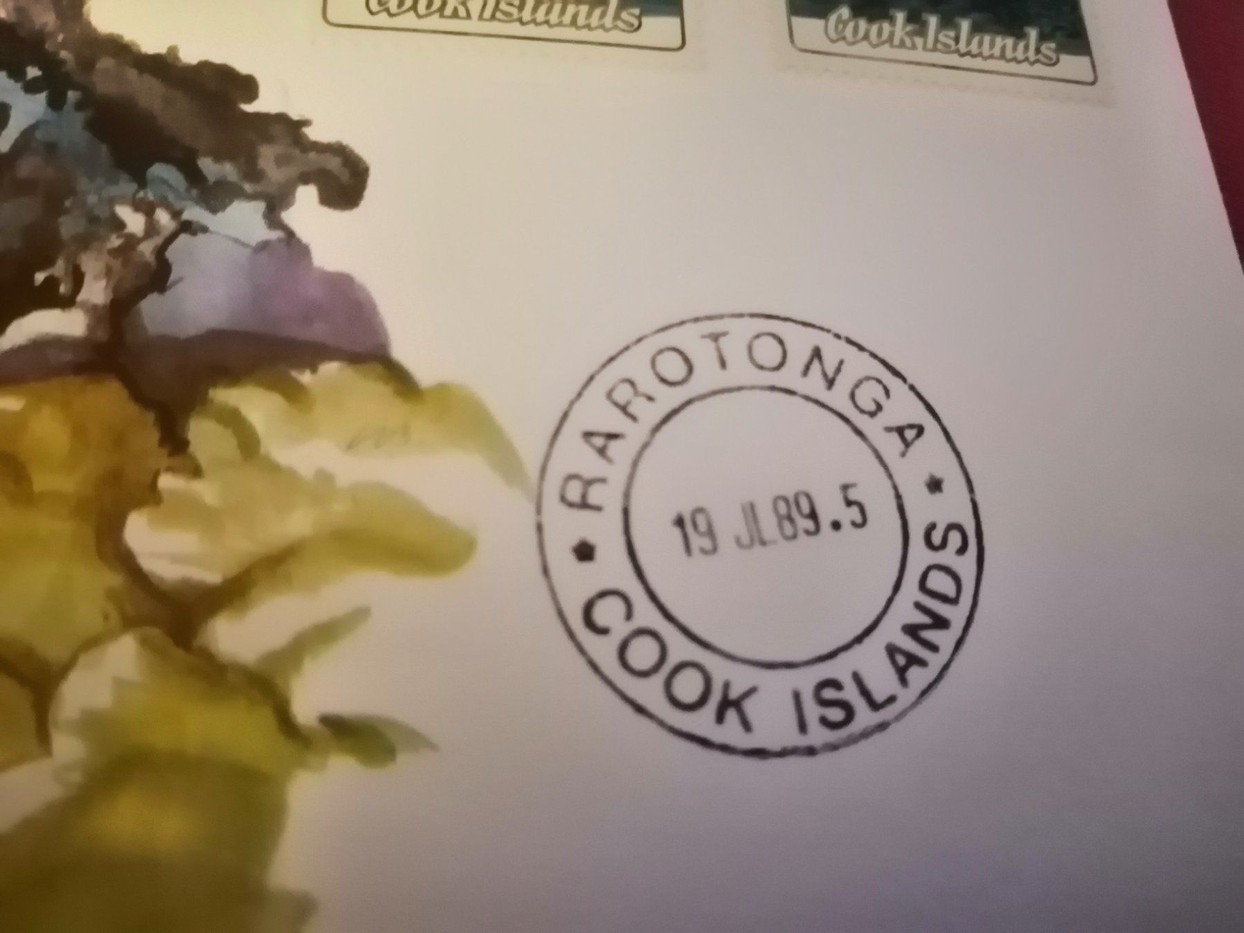 Banconote: Notenbrief Cook Island 1989 – Usato da Nunningen venduto da mochflo 3