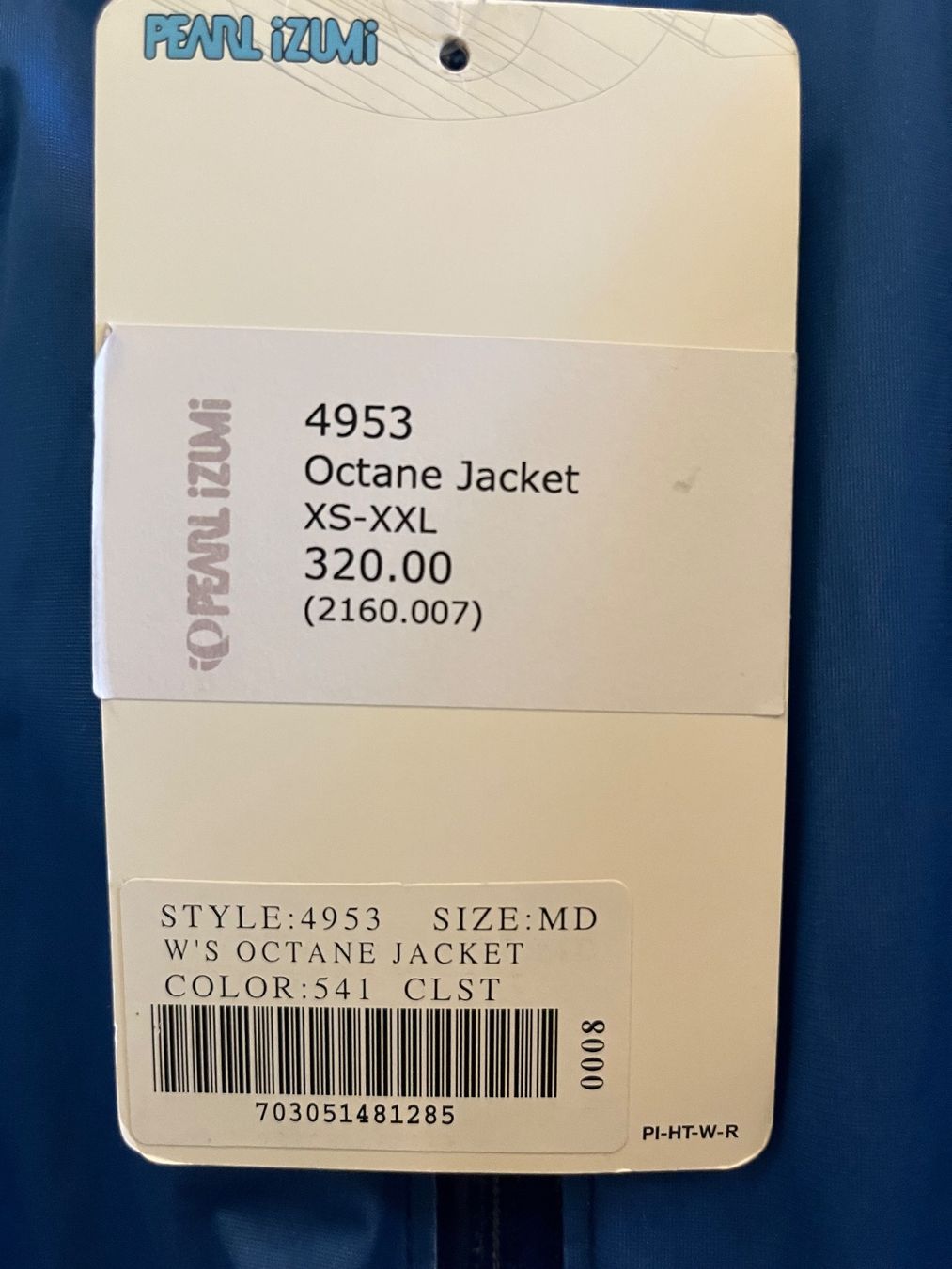 Pearl Izumi Giacche: Pearl Izumi Octane Jacket Velojacke Medium Blau – Nuovo (secondo la descrizione) da Schaffhausen venduto da Penkova 3