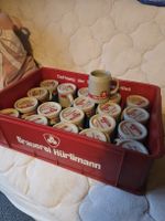 Hürlimann Bierkrug Steinzeug 0.4L 20 Stk. mit Kiste
