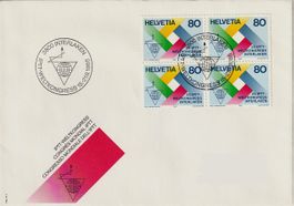 1985 4er-Block Sonderstempel ZNr. 719