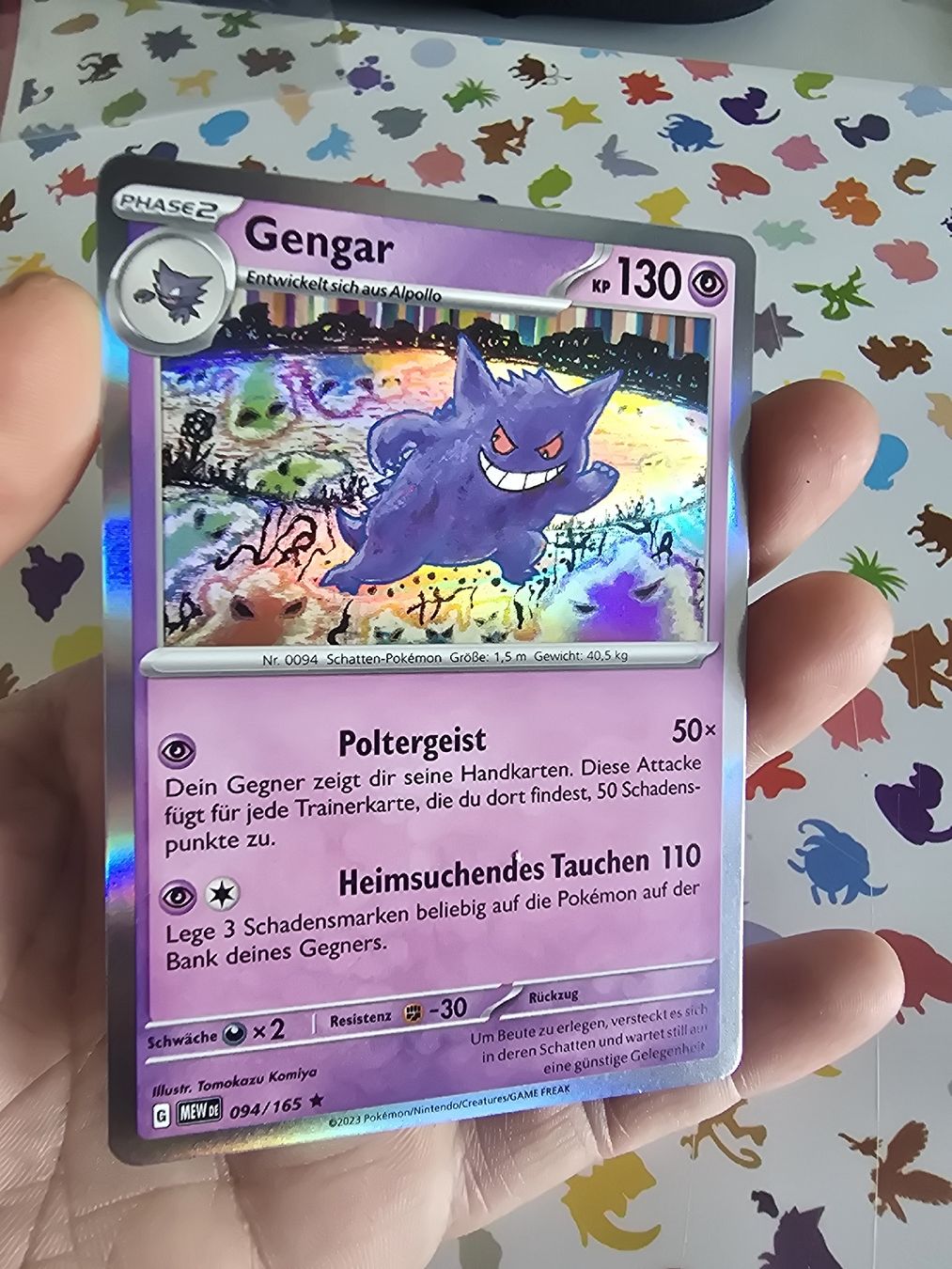 Pokémon Carte collezionabili: Pokemon, Gengar Holo 094/165, DE – Nuovo (secondo la descrizione) da Pfäffikon SZ venduto da gmw_8nk9 2