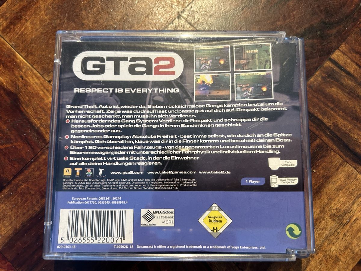 Jeux: GTA 2 pal Dreamcast – D'occasion à Pully par PongDayOne 1