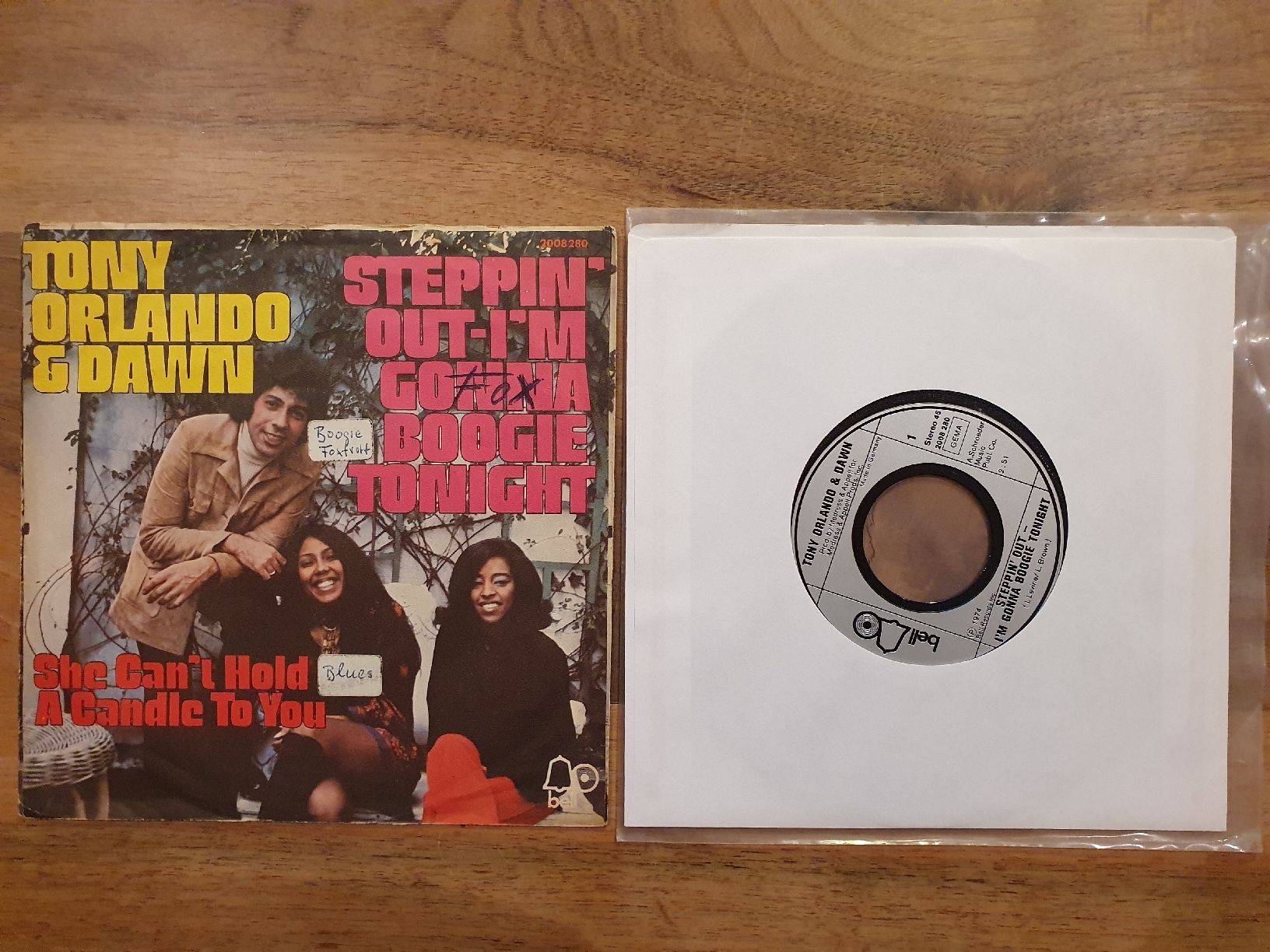 Vinyles: Tony Orlando & Dawn - Vinyl Single 7" – D'occasion à Sirnach par dimitri1963 1