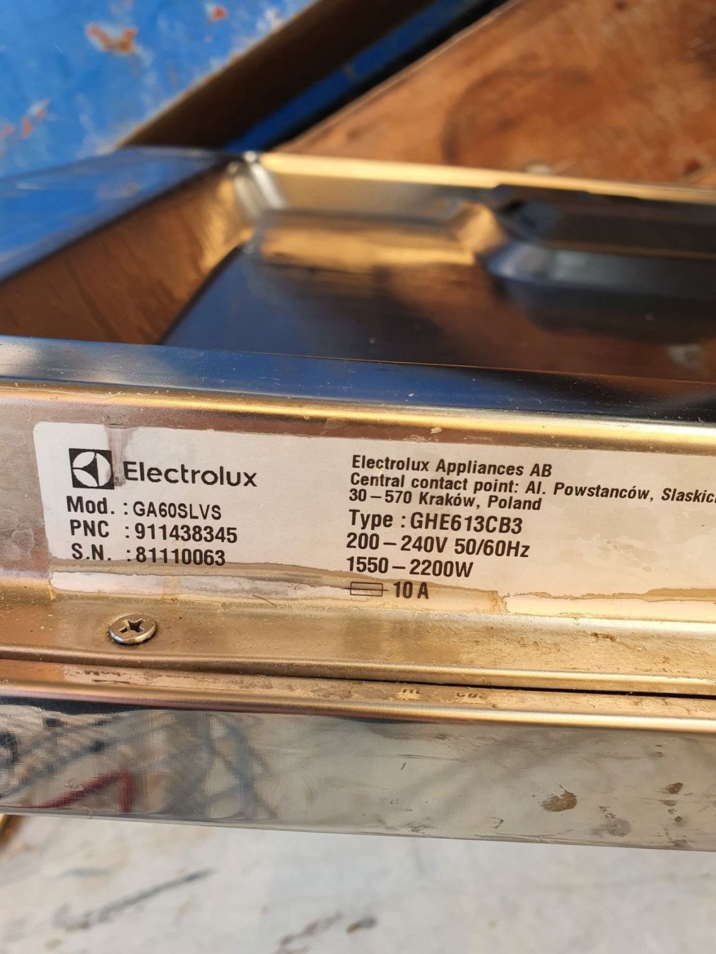 Electrolux Geschirrspüler: Geschirrspülkörbe zu GA60SLVS  Electrolux – Gebraucht aus Künten von Rocchi71 1