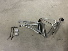 FollowMe Tandem Anhänger mit Zubehör Aluminium gebraucht