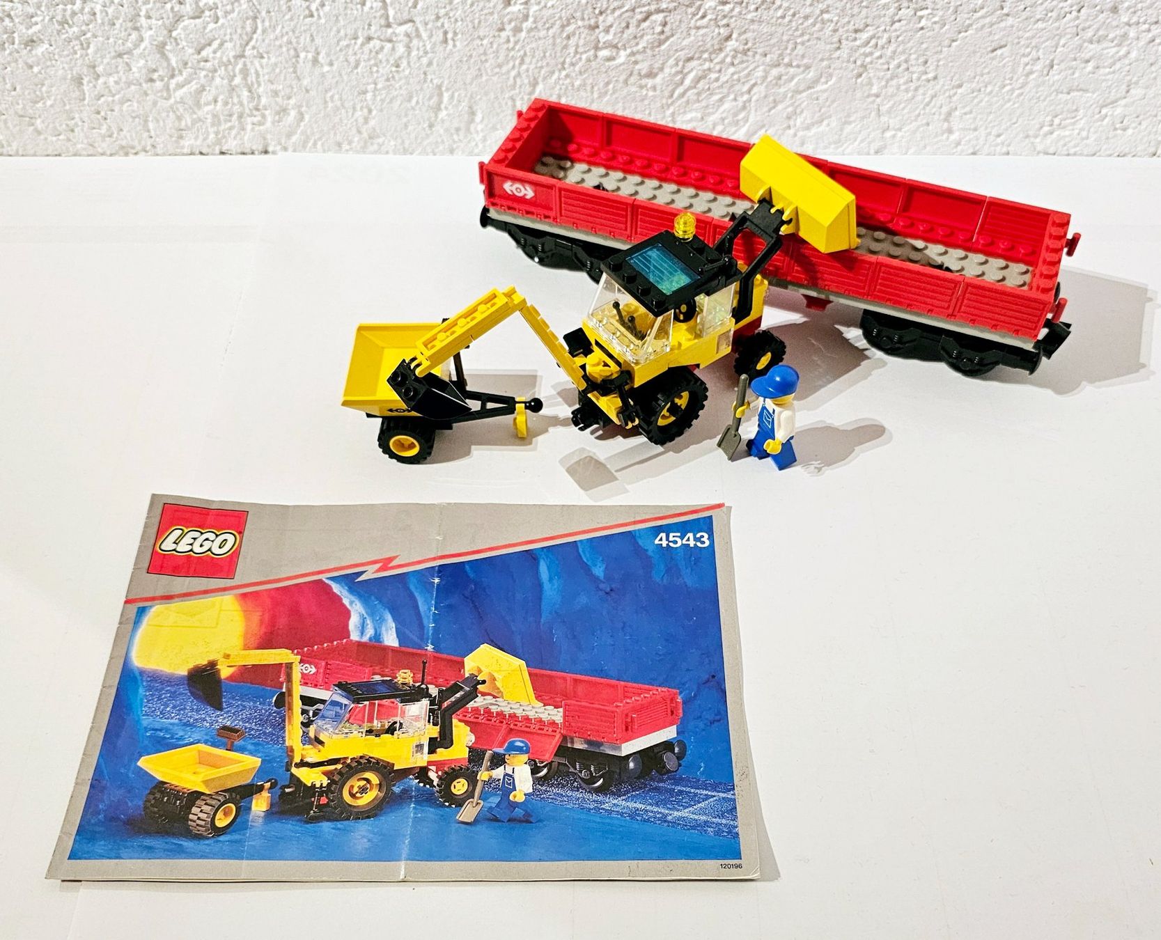 Lego Baukästen: LEGO EISENBAHN 4543 RAILROAD TRACTOR FLATBED – Gebraucht aus Turbenthal von Ddanuh 1