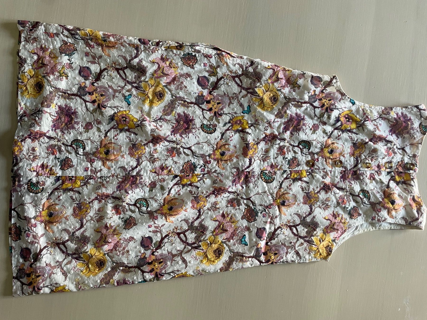 Princess goes hollywood Vestiti: Robe courte, imprimé floral blanc, taille 36 – Usato da Trelex venduto da fle_dqj6 2