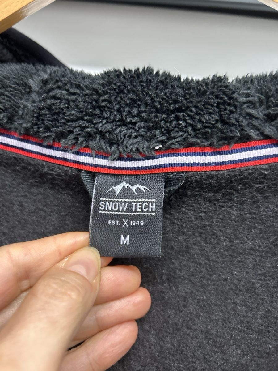Tchibo Mäntel: Strickfleece-Mantel von Tchibo, Grösse M, schwarzmeliert – Gebraucht aus Erlinsbach SO von hallon480 3