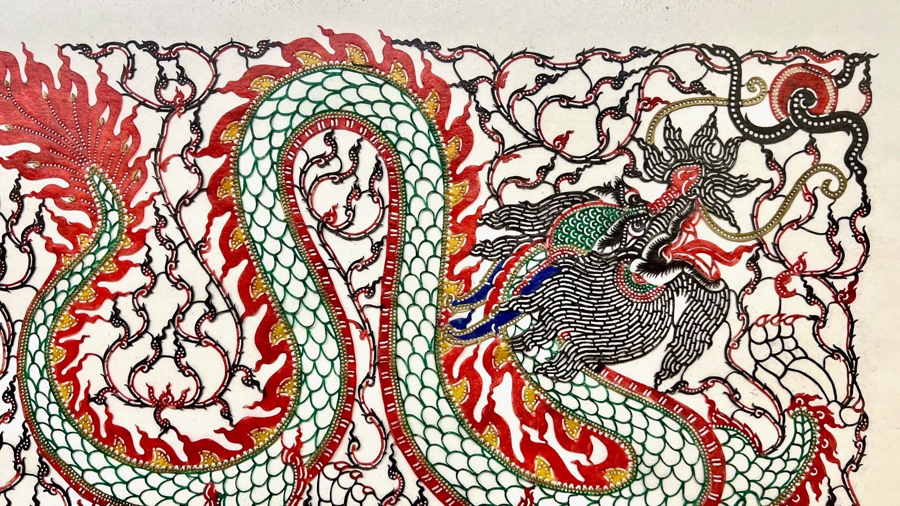 Grafica & Litografie: CHINESISCHE SCHERENSCHNITTKUNST: DRACHE – Nuovo (secondo la descrizione) da luzern venduto da Glieve 4