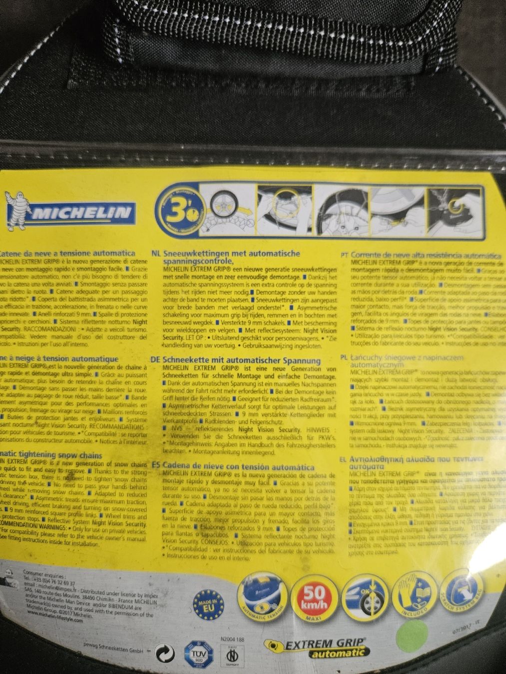 Catene da neve: schneeketten michelin – Nuovo e nell'imballaggio originale da Biel/Bienne venduto da Locodeltoco 2
