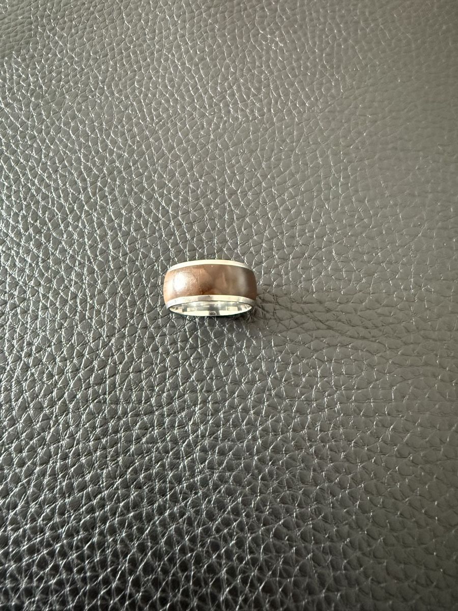 Anelli: Ring Edelstahl/braun Gr 58 – Usato da Ueken venduto da salomon.t9 2