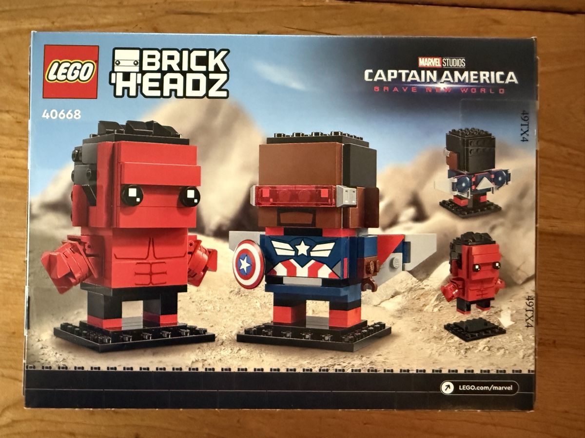 Lego Jeux de construction: Lego 40668 Captain America & Red Hulk – Neuf avec emballage d'origine à Zürich par WField 1