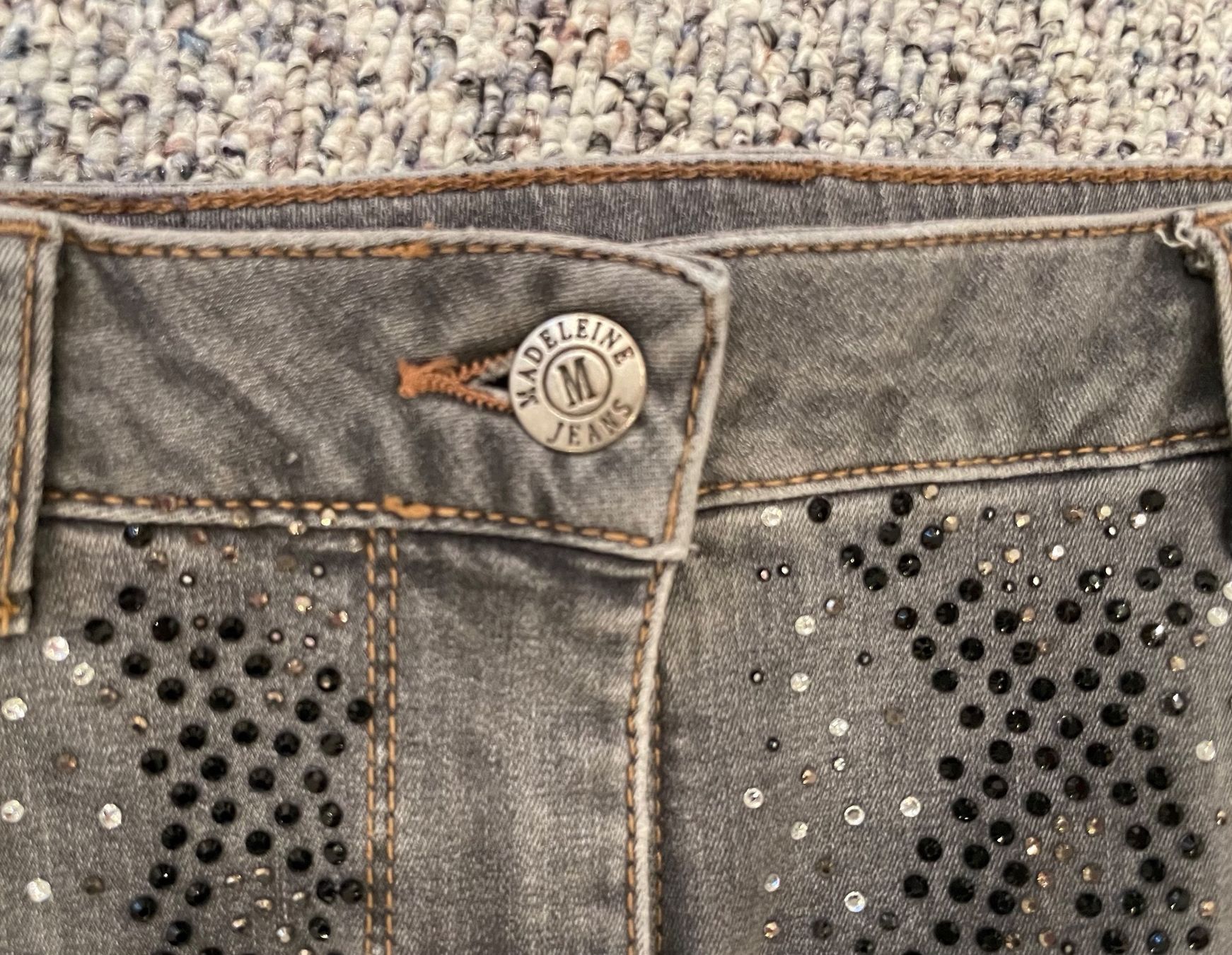 Jeans: Jeans gris 40 dame – Nuovo (secondo la descrizione) da Genève venduto da flocon06 1