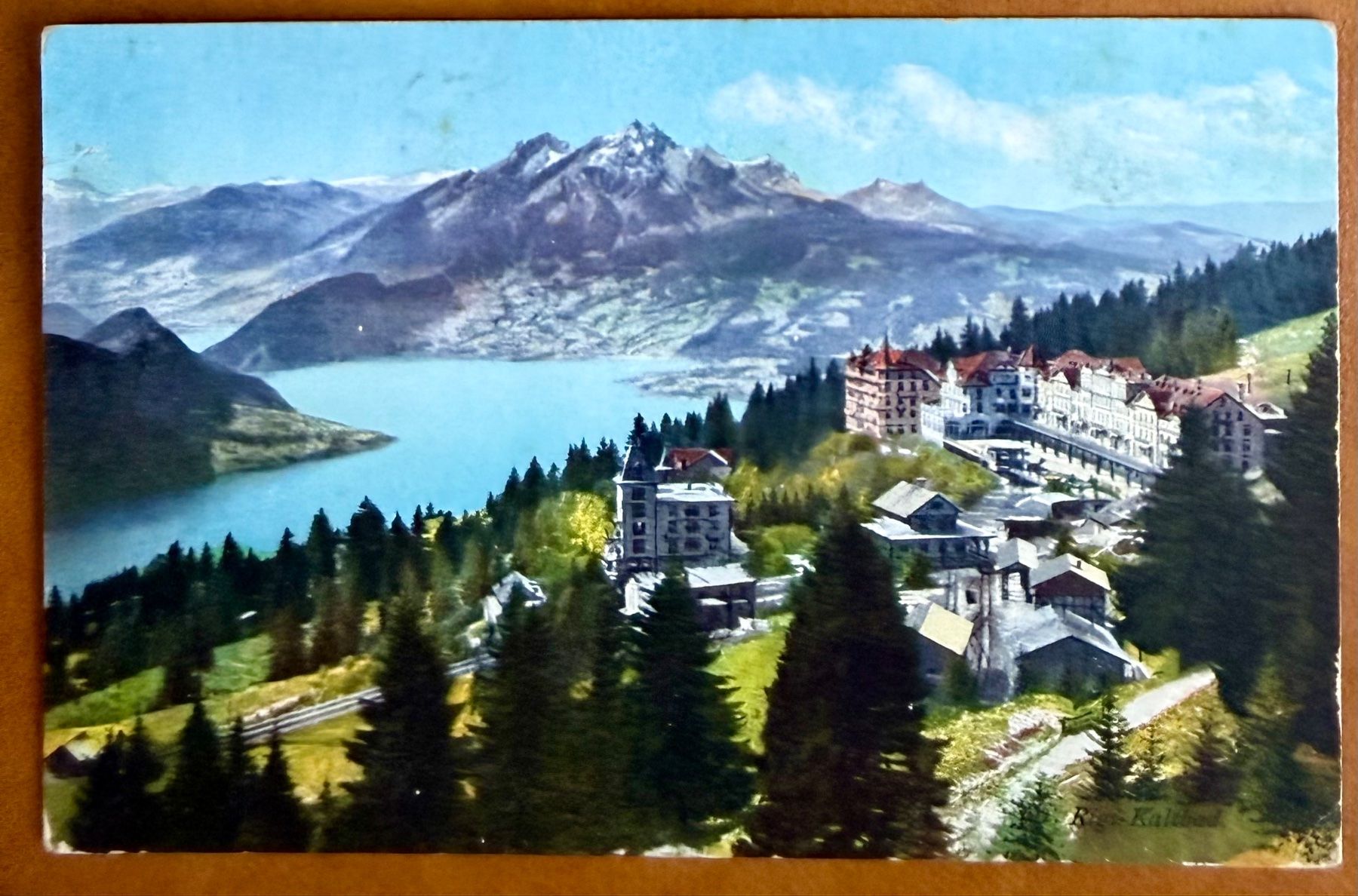 Cartoline postali: Rigi - Kaltbad 1928 – Usato da Lutry venduto da Ediego