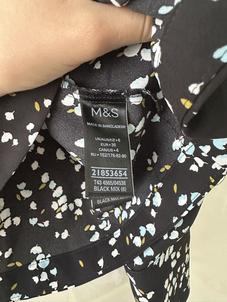 Camicette: Bluse mit Blumenmuster | Gr. 36 | M&S Collection – Nuovo (secondo la descrizione) da Spreitenbach venduto da Sujrkwxl 3
