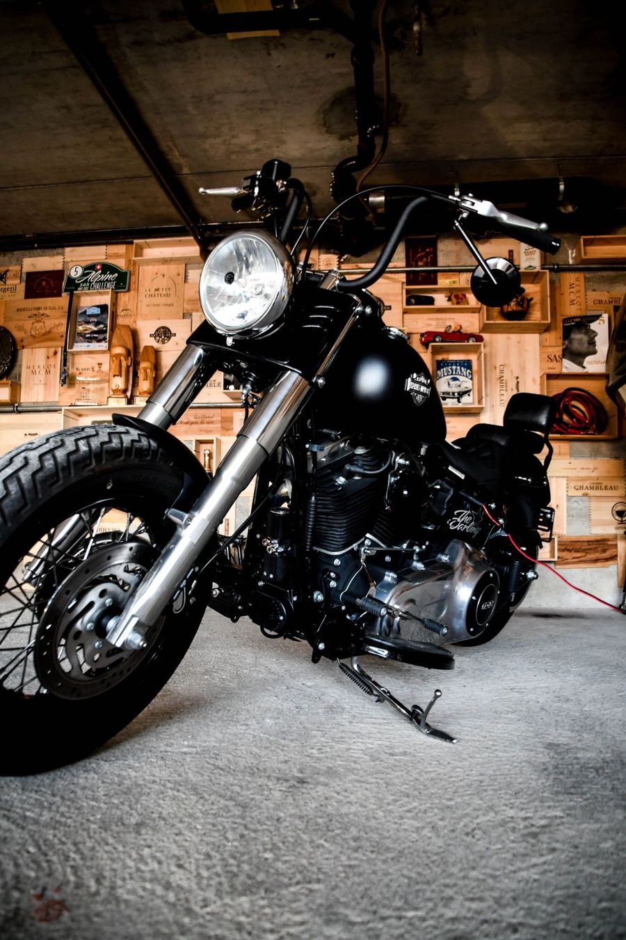 Harley-Davidson Chopper: Harley Davidson FLS103 - 2013 - Noir Mat – Gebraucht aus Estavayer-le-Lac von stephtraeger