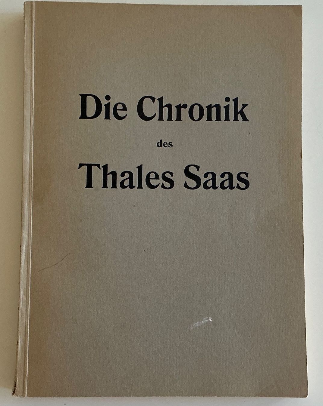 Libri: Chronik des Thales Saas -  Peter Joseph Ruppen – Usato da Crans-Montana venduto da plainemorte