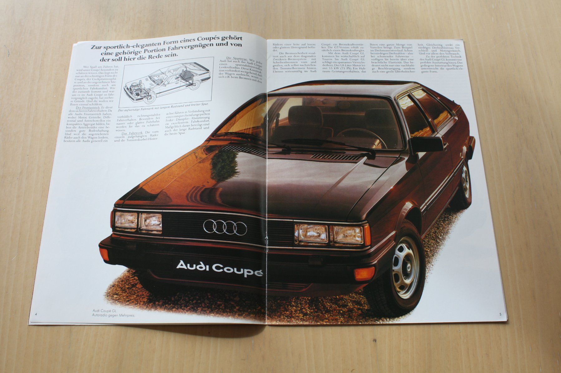 Audi Documenti: Audi Coupé Prospekt 1/1982 – Usato da Wikon venduto da erwin400 2