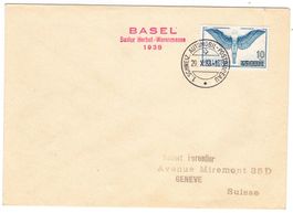 Lettre de Basel BPA A237 pour Genève le 29.X.38