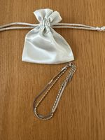Armkette von Alunir silberfarben mit Beutel, neuwertig