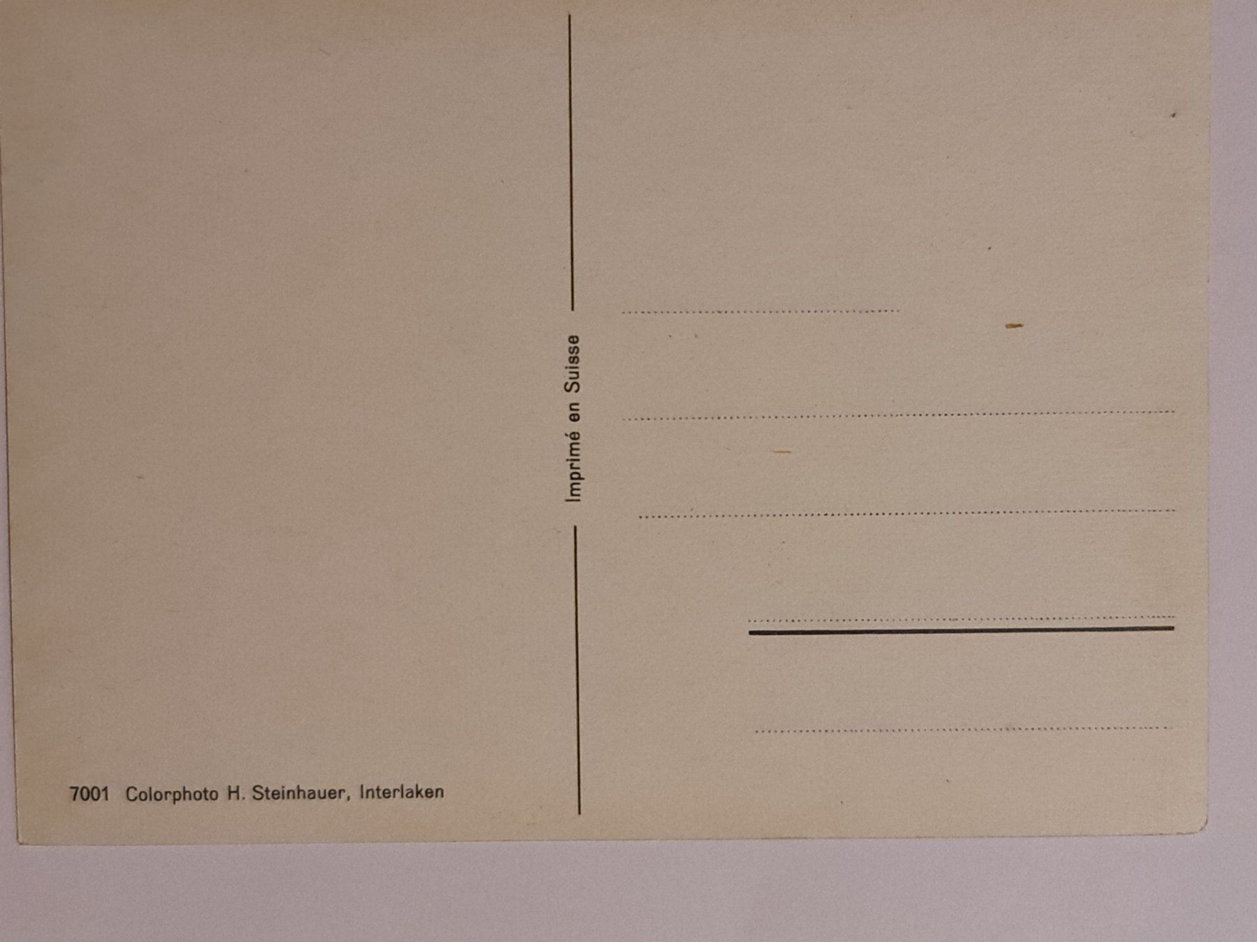 Cartoline postali: Ansichtskarte Interlaken – Nuovo (secondo la descrizione) da Dintikon venduto da Vexi 1