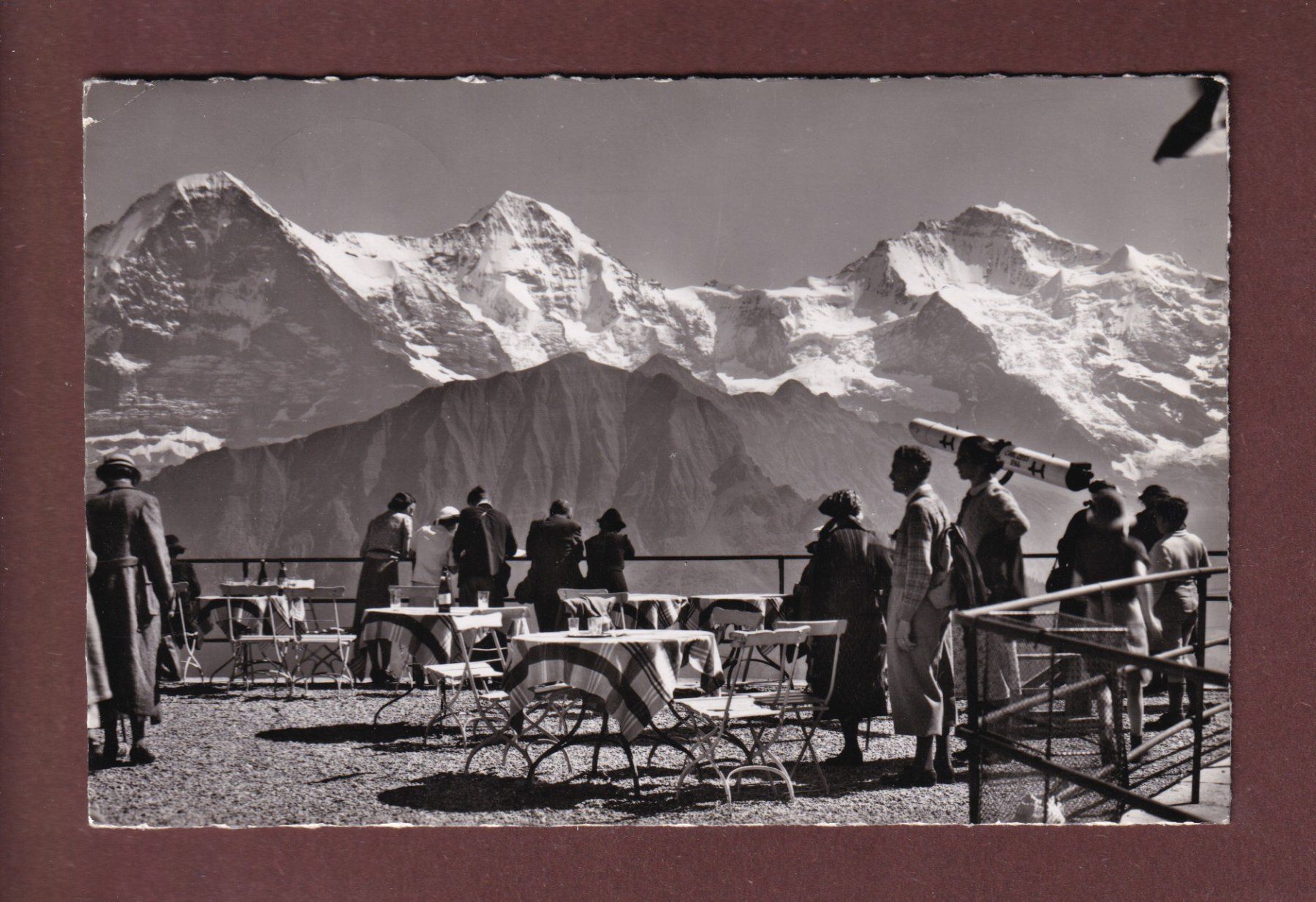 Cartoline postali: SCHYNIGE PLATTE - 1952 – Usato da Pully venduto da nicecards-shop