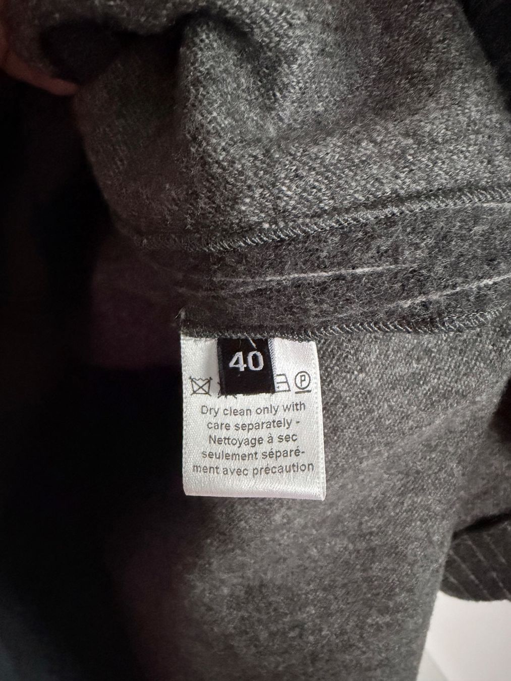 Vestiti: JOSEPH das kleine Schwarze Kleid, anthrazit gestreift, Gr.36 – Usato da Erlinsbach venduto da Clodimodi 3