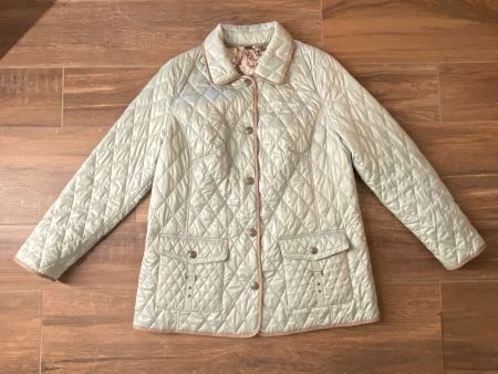 Barbara Lebek Steppjacke Jacke mint Schlangenmuster Gr. 44