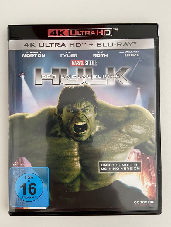 Der unglaubliche Hulk in 4K Ultra HD und BluRay Kaufen auf Ricardo